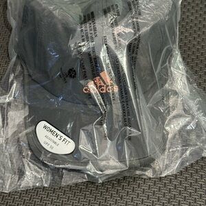 Adidas Women's Gray Hat with Pink Logo